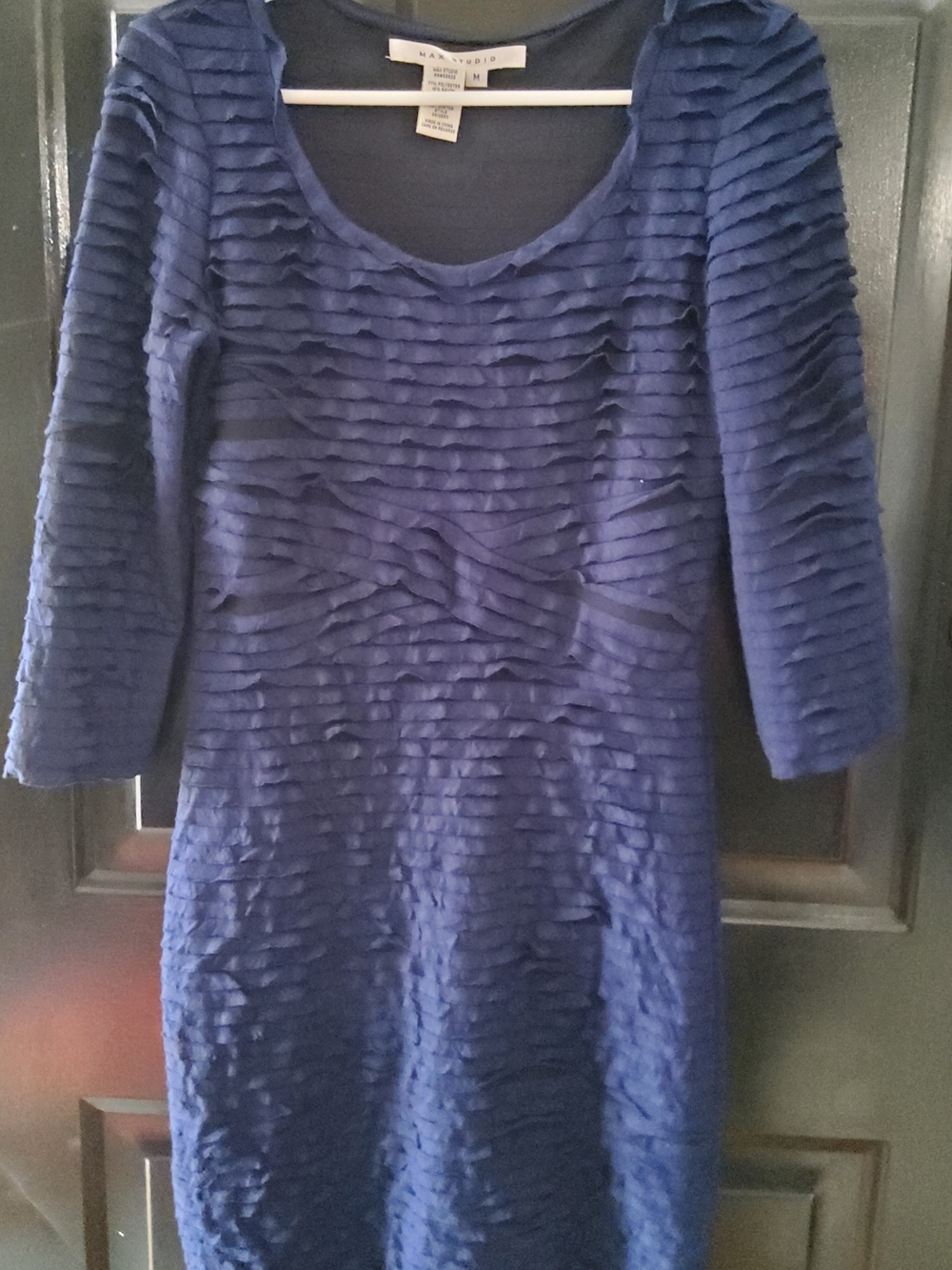 Max Studio Navy Blue Dress Sz 10